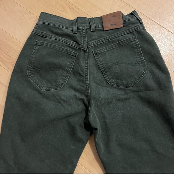 Lee Women's Dark Green Jeans 28x 29 - Picture 4 of 13